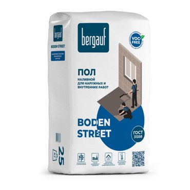 Наливной пол Bergauf Boden Street 25 кг 580₽