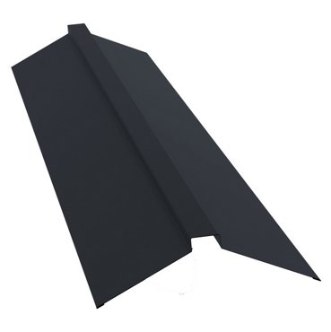 Конек плоский Grand Line Pe Ral 7024 150х40х150 мм резка 858₽