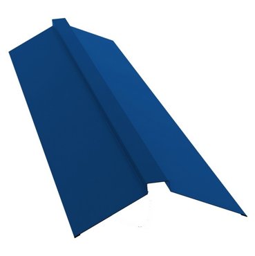 Конек плоский Grand Line Quarzit lite Ral 5005 150х40х150 мм резка 882₽