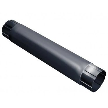 Grand Line RAL 7024 серая 12590 мм 1 м Труба соединительная оцинкованная 909₽