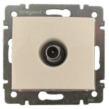 Механизм TV розетки Legrand Valena 774331 проходной Слоновая кость 14 Дб 1022₽
