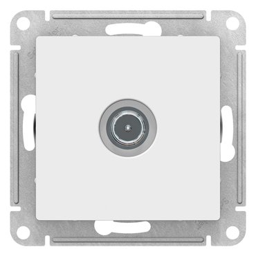Механизм TV розетки Schneider Electric AtlasDesign ATN000191 оконечный белый 326₽