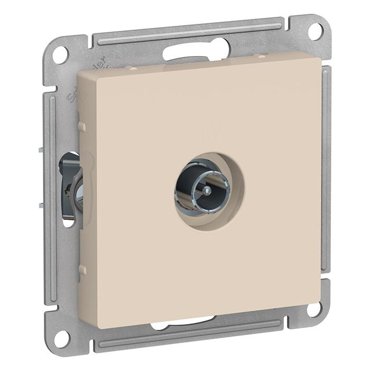 Механизм TV розетки Schneider Electric AtlasDesign ATN000291 оконечный бежевый 326₽