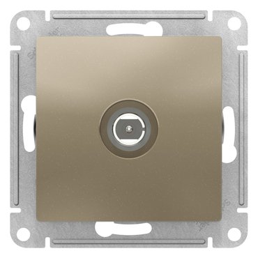Механизм TV розетки Schneider Electric AtlasDesign ATN000593 шампань 225₽