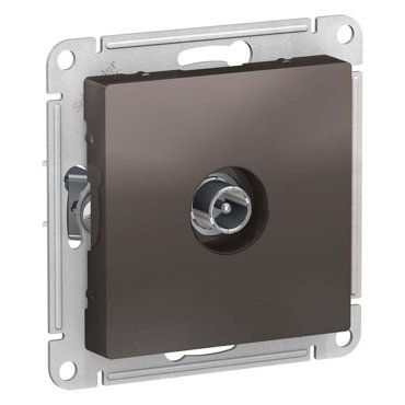 Механизм TV розетки Schneider Electric AtlasDesign ATN000691 оконечный мокко 496₽