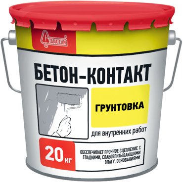 Старатели Бетон-контакт 20 кг Грунтовка для бетона акриловая 1706₽
