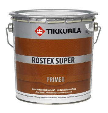 Tikkurila Rostex Super 3 л Грунтовка антикоррозионная алкидная красно-коричневая 7853₽