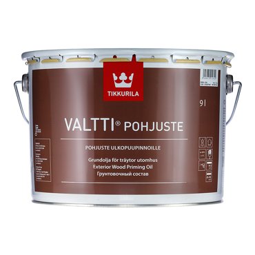 Tikkurila Valtti Pohjuste 9 л Грунтовка по дереву масляная 6600₽