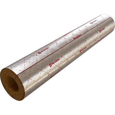 Rockwool 100 5025 мм Цилиндр навивной кашированный фольгой 946₽
