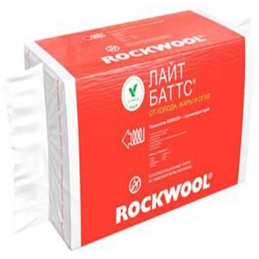 Rockwool Лайт Баттс 1000х600х50 мм Минеральная вата 1414₽
