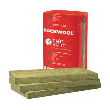 Rockwool Лайт Баттс 1000x600 150 мм Минеральная вата 1588₽