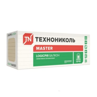 Теплоизоляция Технониколь Logicpir L Балкон 1185х585х50 мм 5 плит в упаковке 3500₽
