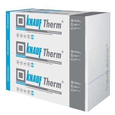 Пенопласт Knauf Therm Фасад RRO 1000х1000х50 мм 24 плит в упаковке 7200₽
