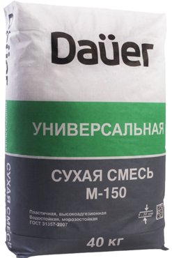 Dauer М-150 40 кг Смесь универсальная 333₽
