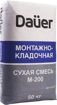 Dauer М200 50 кг Смесь монтажно-кладочная 267₽