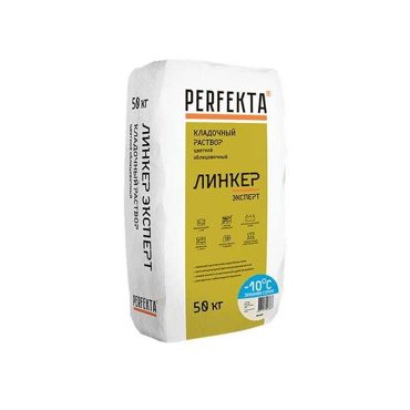 Смесь кладочная Perfekta Линкер Эксперт зимняя серия бежевый 50 кг 720₽