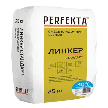 Смесь кладочная Perfekta Линкер Стандарт зимняя серия супер-белая 25 кг 416₽