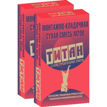 Титан М-200 40 кг Смесь монтажно-кладочная 154₽