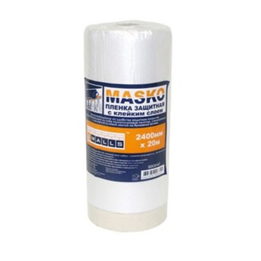 Пленка защитная Masko с клейкой лентой 24х20 м 247₽