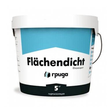 Мастика Грида Flachendicht 5 кг битумно-полимерная 595₽