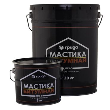 Мастика Грида МГХ-Г 18 кг битумная 3083₽