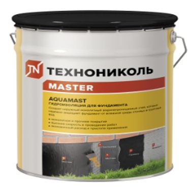 ТехноНиколь AquaMast Фундамент 18 кг Мастика битумная 2438₽