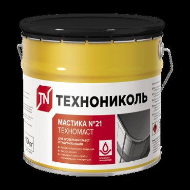 ТехноНиколь Техномаст 21 10 кг Мастика битумная 4589₽