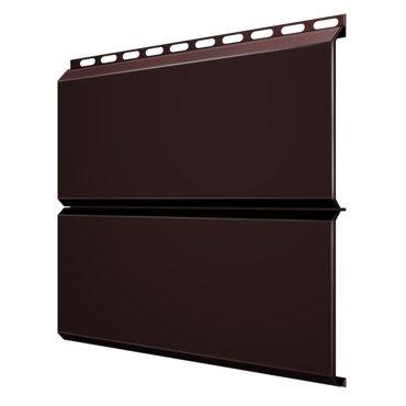 Сайдинг Grand Line Экобрус Quarzit Ral 8017 резка 1190₽