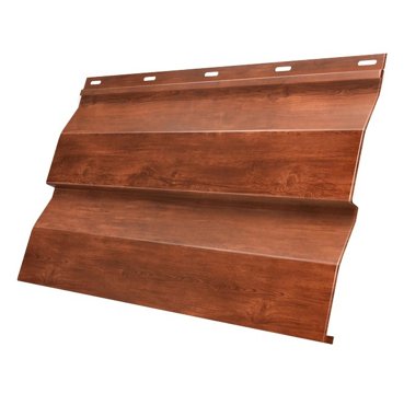 Сайдинг Grand Line Корабельная Доска Colority Print 05 мм Cherry Wood резка 950₽