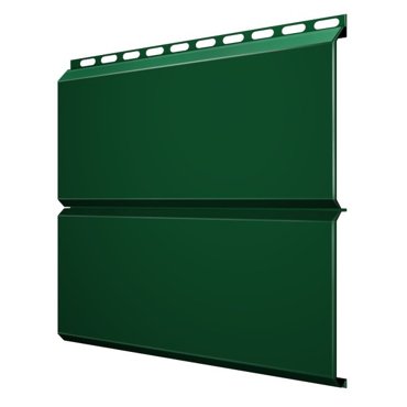 Сайдинг Grand Line Optima Экобрус Pe 045 мм Ral 6005 резка 590₽