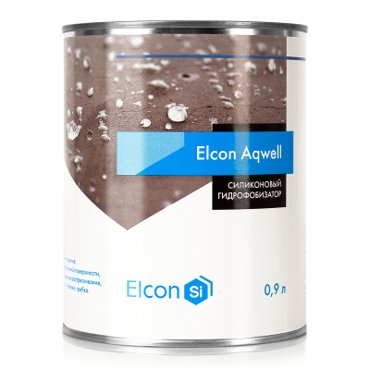Elcon Aqwell Гидрофобизатор силиконовый с эффектом мокрого камня 09 л 635₽