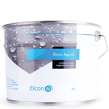 Elcon Aqwell Гидрофобизатор силиконовый с эффектом мокрого камня 9 л 4815₽