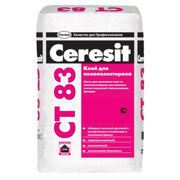 Ceresit CT 83 смесь клеевая для пенополистирола 593₽
