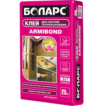 Клей для теплоизоляции Боларс Armibond 25 кг 525₽