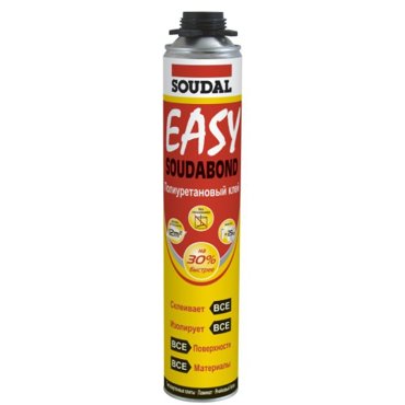 Клей полиуретановый Soudal Soudabond Easy Gun 750мл 674₽