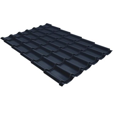 Металлочерепица Grand Line Classic Quarzit light 05 мм Ral 7024 резка 1416₽