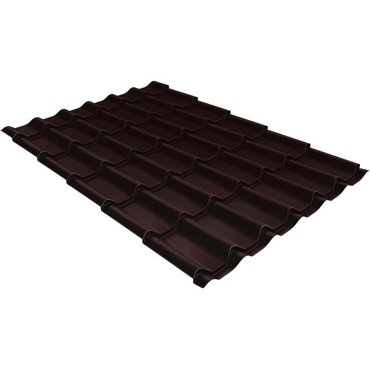 Металлочерепица Grand Line Classic Quarzit light 05 мм Ral 9005 резка 1416₽
