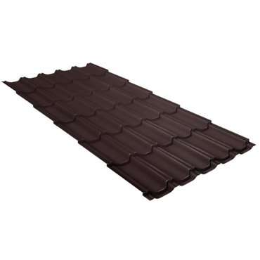 Металлочерепица Grand Line Kvinta Plus Velur20 Ral 8017 резка 1426₽