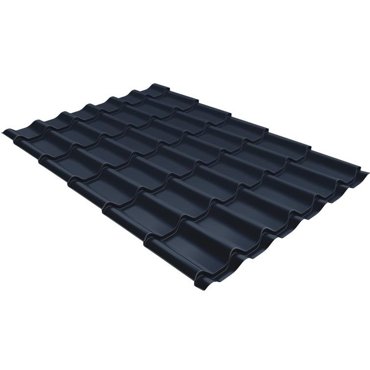 Металлочерепица Grand Line Optima Classic Satin 05 мм RAL 7024 резка 594₽