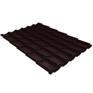 Металлочерепица Grand Line Optima Classic Satin 05 мм RAL 8017 резка 816₽