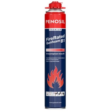 Пена монтажная Penosil Premium Fire Rated Gunfoam B1 противопожарная 720 мл 602₽