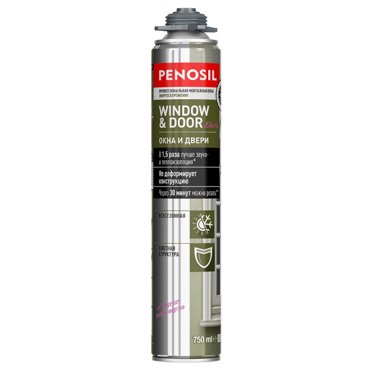 Пена монтажная Penosil Window Door Elastic 750 мл 439₽