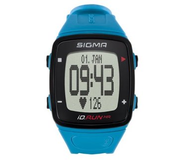 Часы спортивные SIGMA SPORT iDRUN HR пульсометр голубые 24910 фото 2 11030₽