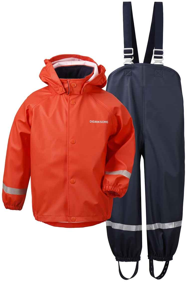 Костюм детский Didriksons SLASKEMAN KIDS SET маково-оранжевый 503732 Размер 90 4131₽