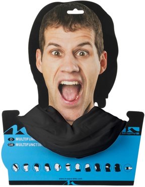 Бандана велосипедная M-WAVE BLACK дышащий полиэстер с микрофиброй 24х48 см безшовная черная 5-715197 580₽