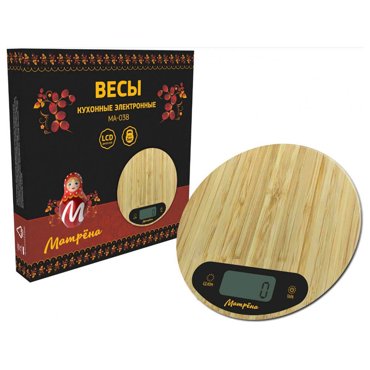 Весы кухонные Матрёна МА-038 бамбук 1200₽