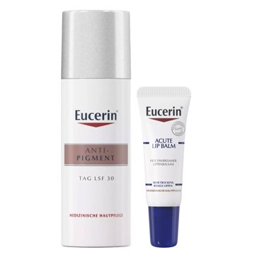 Eucerin Набор для ухода за кожей бальзам для губ 10 мл крем дневной SPF30 50 мл Eucerin Anti-Pigment 2513₽