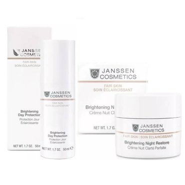Janssen Cosmetics Набор Осветляющий крем SPF20 50 мл ночной крем 50 мл Janssen Cosmetics Fair Skin 6723₽