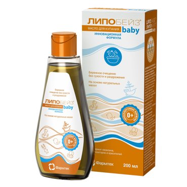 Липобейз Беби масло для купания Беби фл200мл 726₽