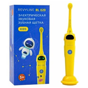 Электрическая зубная щетка Revyline RL 020 Kids желтая 2990₽